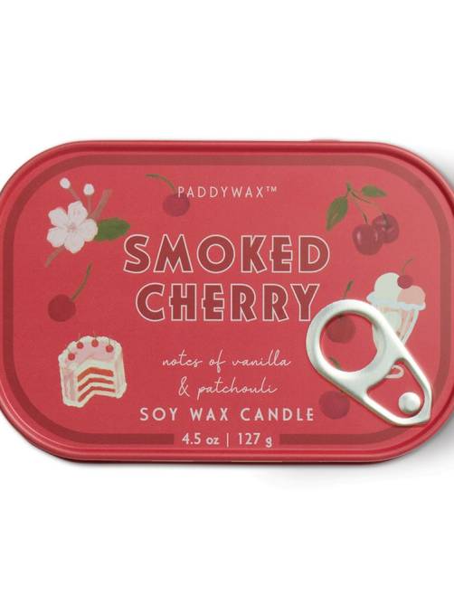 paddywax bistro tin candle smoked cherry sketch shop