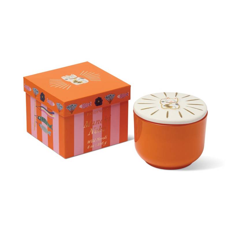 paddywax charmed maneki neko lid chilli pepper mango sketchshop