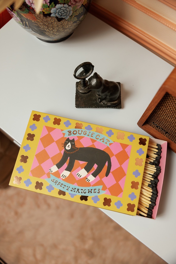 paddywax large rectangle boxed matches bougie cat sketchshop
