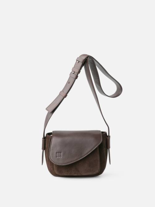 biba blunt cross bag dark brown sketchshop