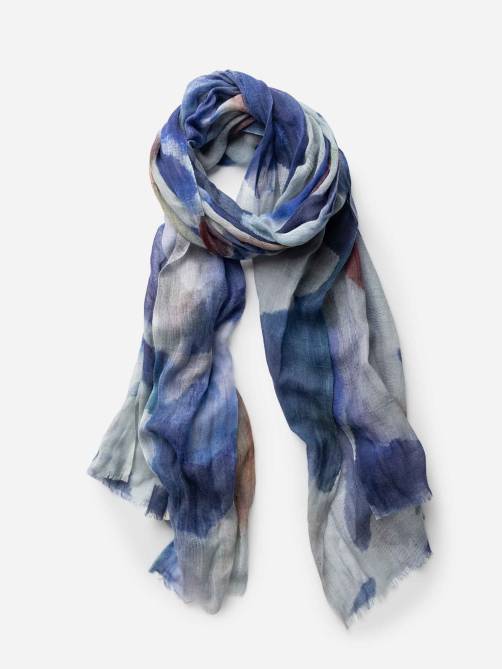 biba wool scarf blue sketchshop