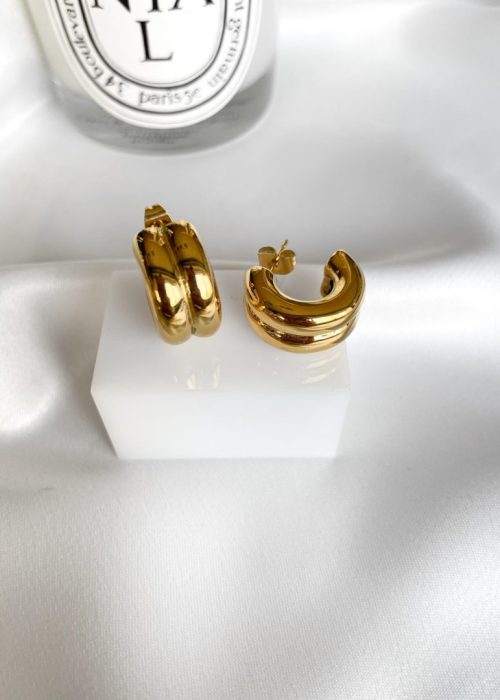 almynoma twist gold earrings sketchshop